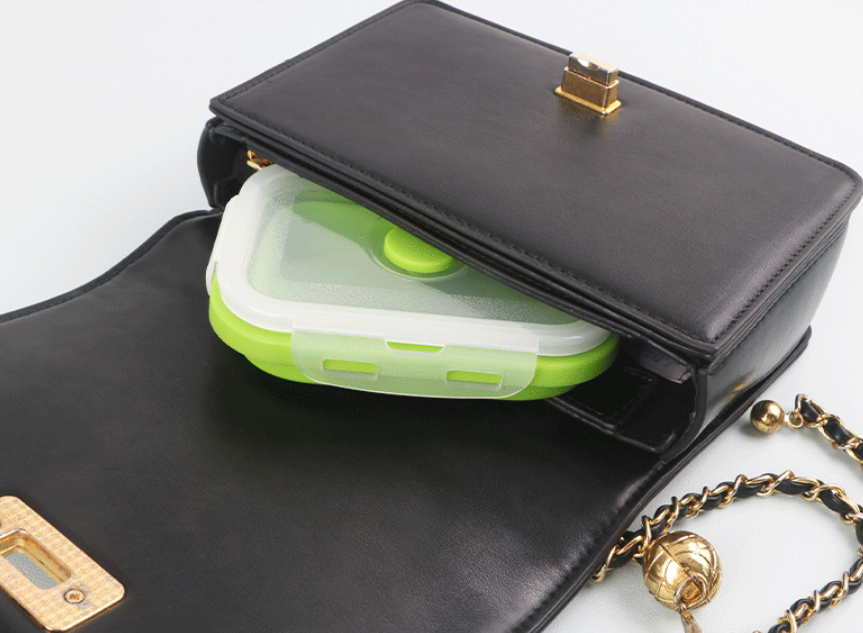 Collapsible Food Storage Containers With Lids